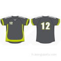 SUBLIMATION IMPRESSION DES DESIGNES PERSONNALES Jersey de football albanais personnalisé